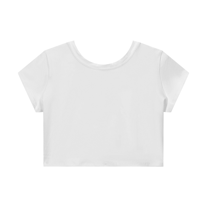 Cropped tee,Women,Streetwear,MOQ1,Delivery days 5